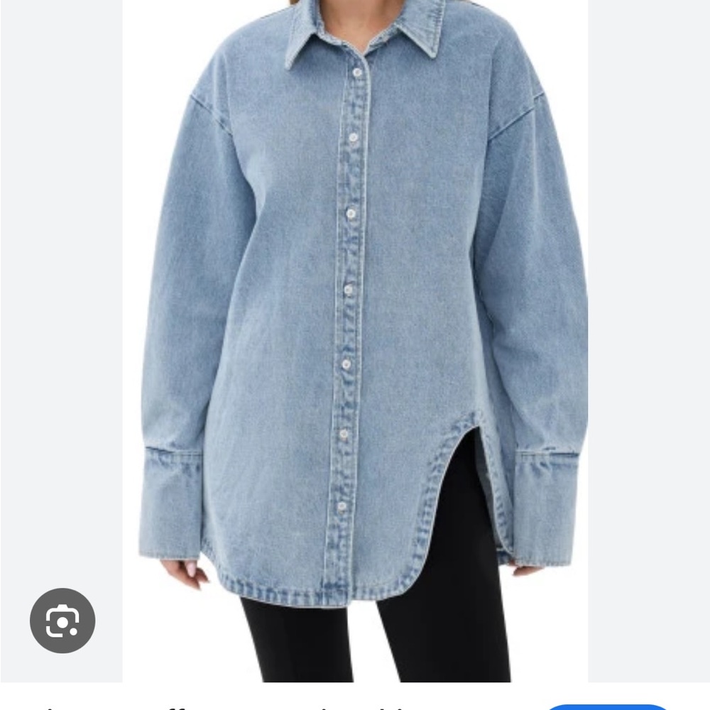 Lioness brand new Denim Button-Up Shirt size M